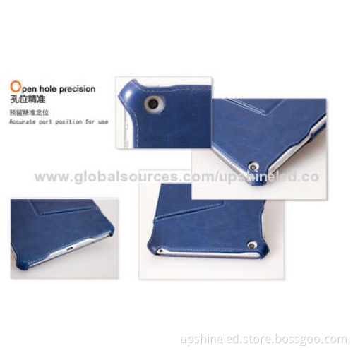 Leather Cases for iPad Mini, OEM/ODM Orders Welcomed, All Colors Available